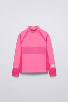 Термофутболка из коллекции ski ZARA, фуксия