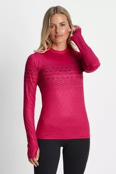 Термофутболка Snowdon с застежкой на шее Tog 24, розовый