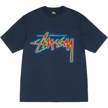 Термофутболка Stock Stussy, синий