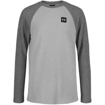 Термофутболка Under Armour UA Raglan для мальчиков 8–20 лет, серый