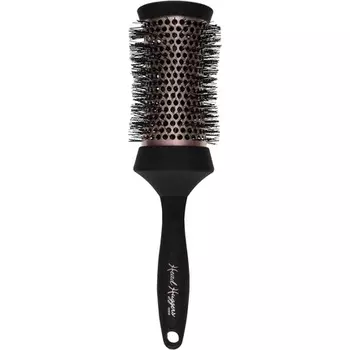 Термокерамическая щетка для завивки волос Denman «Песочные часы» для укладки волос — розовое золото и черный — большая