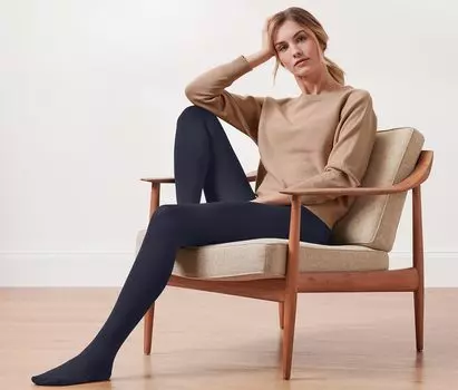 Термоколготки Tchibo, темно-синий