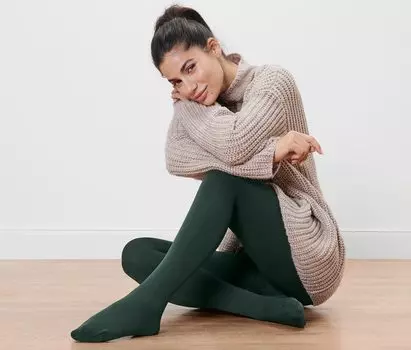 Термоколготки Tchibo, темно-зеленый