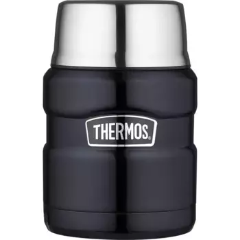 Термоконтейнер THERMOS «Stainless King», (1 шт.), полный объем: 470 мл, вместимость/объем: 330-350 мл, цвет blau