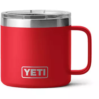 Термокружка Rambler Mug 14 унций Yeti Coolers, красный
