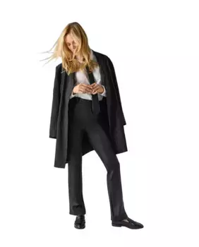 Термолеггинсы прямого кроя с эффектом кожи Ysabel Mora, черный