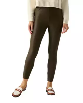 Термолеггинсы с эффектом кожи Ysabel Mora, цвет Kaki