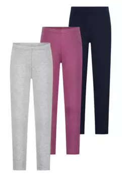 Термолеггинсы SALT AND PEPPER "Термо" (3 шт.), в стильной однотонной расцветке, цвет Mehrfarbig