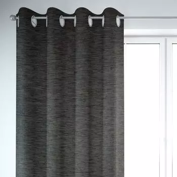 Термолента для штор с рюшами бордовая 245х245 см непрозрачная широкая флисовая штора Аляска Schner-Leben, серый