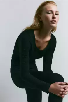 Термолит блузка H&M, черный