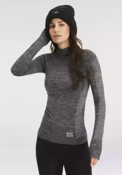 Термомайка HEAT keeper, дышащая, семлес Тог 2.0, термобелье, черный