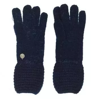 Термомягкие трикотажные перчатки женские aw6717 wol02 Guess, синий