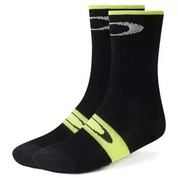 Термомужские черные неоново-желтые носки для велоспорта 93286 05w Oakley, мультиколор