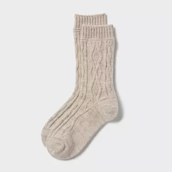 Термоноски HEATTECH UNIQLO, бежевый