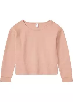 Терморубашка оверсайз в трикотажном виде Bpc Bonprix Collection, розовый