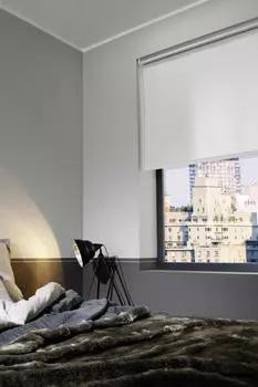 Терморулонные шторы затемнение 75/160 см, белый