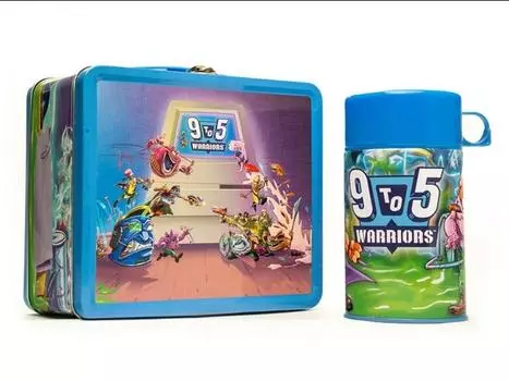 Термос 9 to 5 Warriors Lunchbox and Thermos Set 9 To 5 Warriors