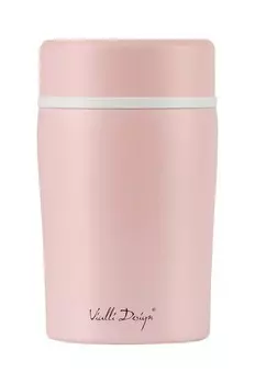 Термос для обеда Vialli Design Fuori 500 мл, розовый