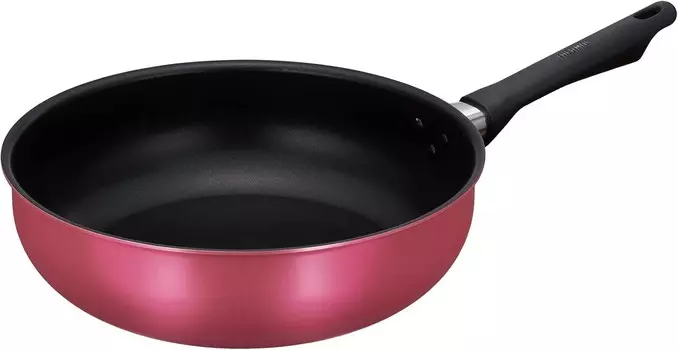 Термос Durable Series KFG-028D WNR Кастрюля для жарки, 11 дюймов (28 см), для газового огня, винно-красный THERMOS, Winered