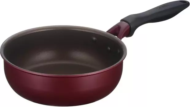 Термос Durable Series KFH-020D R Кастрюля для жарки, 7,9 дюйма (20 см), красный, подходит для индукционной индукции THERMOS, Red