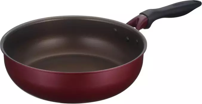 Термос Durable Series KFH-026D R Кастрюля для жарки, 10,2 дюйма (26 см), красный, подходит для индукционной индукции THERMOS, Red