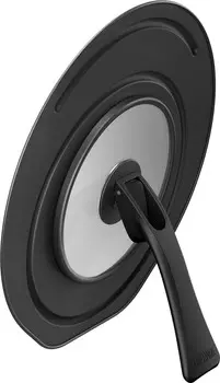 Термос KLC-001 BK, крышка для сковороды со складной подставкой, подходит для 7,9/9,4 дюймов (20/24 см), черный THERMOS, Black (Black 19-3911Tcx)