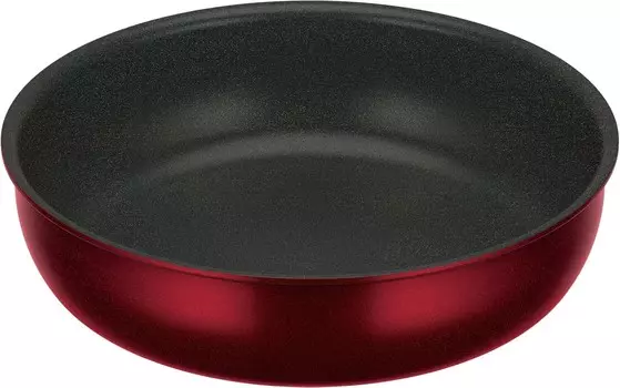 Термос KVD-022 DR Durable Series Сковорода KVD-022 с ручкой для индукции и газа THERMOS, Deep-Red