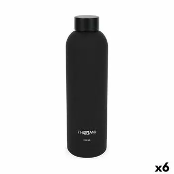 Термос ThermoSport Soft Touch Черный 1 л (6 шт.)