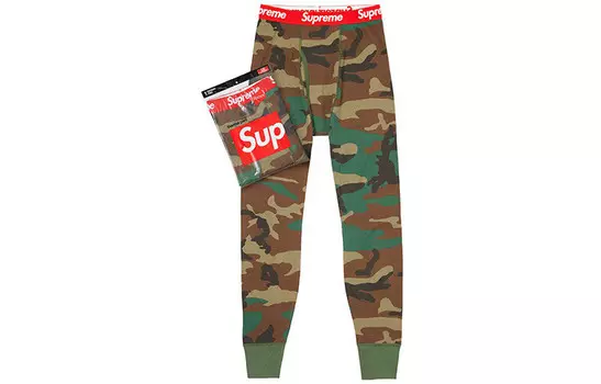 Термоштаны Supreme, милитари