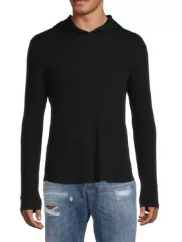 Термотолстовка Pima из смеси хлопка Vince, черный