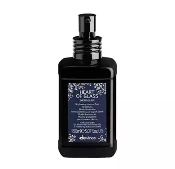 Термозащитный осветляющий флюид для волос Heart Of Glass Davines, 150 ml