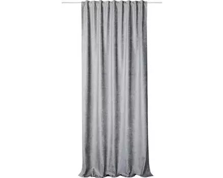 Термозавеса холодозащитная антрацит 245см КРАСИВАЯ ЖИЗНЬ. Подвеска дымчатая петлевая лента Home-Fashion