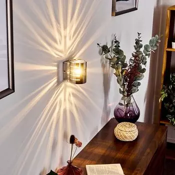 »Terne« современный настенный светильник из металла в хроме hofstein, серебро