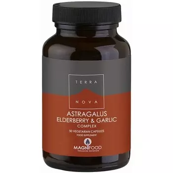 Terra Nova Комплекс из бузины и чеснока с астрагалом, 50 капсул, Terranova