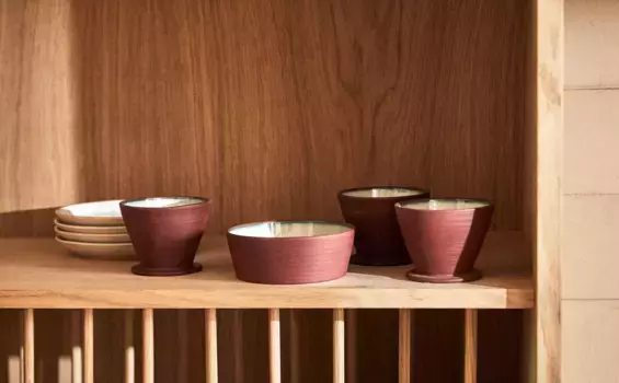 Терракотовая чаша Zara Home, зеленый