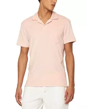 Терри поло Orlebar Brown, розовый