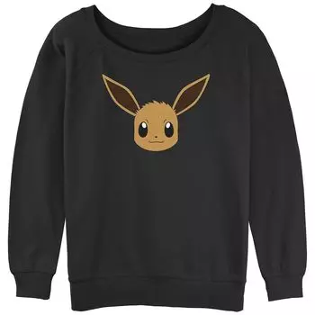 Терри с напуском и рисунком Pokmon Eevee Face для юниоров Licensed Character, черный