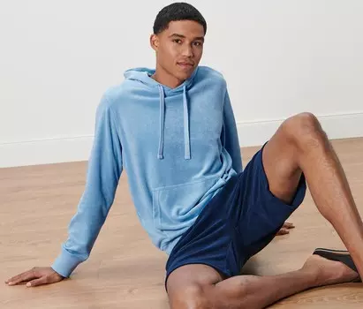 Терри толстовка Tchibo, светло-синий