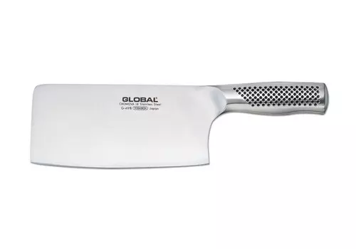 Тесак шеф-повара Global Kitchen-Knives Chop & Slice 7 дюймов, стальной