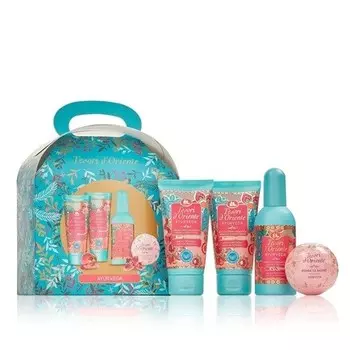 Tesori D'Oriente Ayurveda Aromatic Scent Shower Cream 75ml Body Cream 75ml Bath Bomb 100g