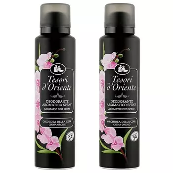 Tesori d'Oriente, Orchid Della Cina, дезодорант, 2x150 мл Tesori DOriente