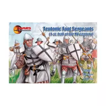 Тевтонские пешие сержанты, 1st Half of the XV Century Miniatures (1:72)