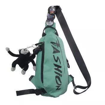 Texon Сумка через плечо унисекс Techson, Кулон Желтый + Орангутанг