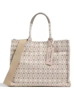 Текстиль для шоппера Never Without Bag с монограммой Coccinelle, бежевый