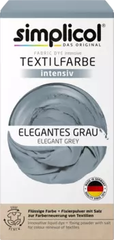 Текстиль интенсивного элегантного серого цвета 1 шт. Simplicol