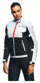 Текстильная куртка Risoluta Air Lady Dainese, серый/красный