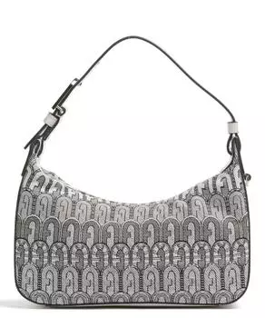Текстильная сумка через плечо Flow S Furla, бежевый
