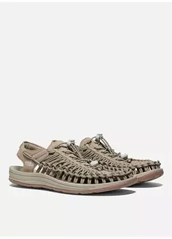 Текстильные бежевые мужские сандалии Keen