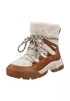 Текстильные ботильоны CLARKS, цвет Ivory