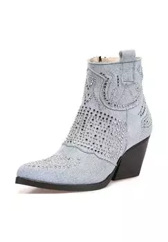 Текстильные ботильоны INUOVO, цвет Jeans